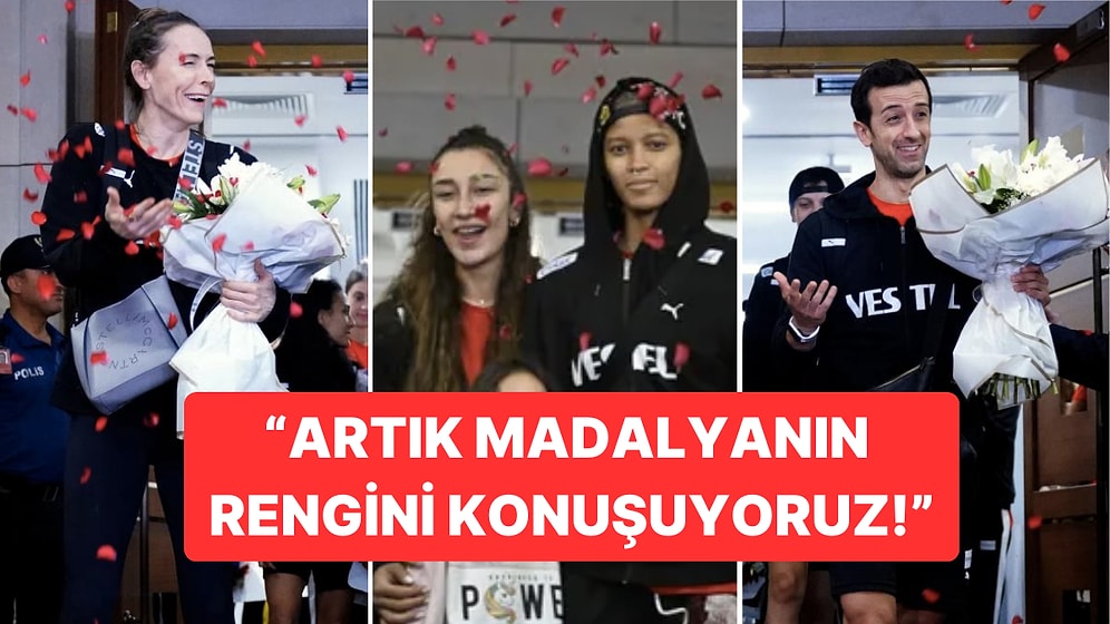 Olimpiyat Biletiyle Yurda Dönen Filenin Sultanları Büyük Bir Coşkuyla Karşılandı!