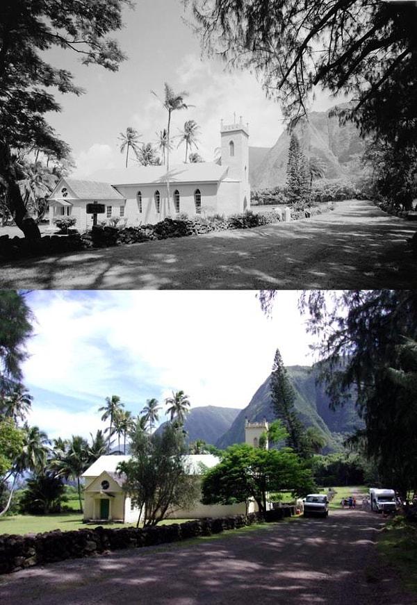 10. Philomena Roma Katolik Kilisesi, Molokai, Hawaii. (1991 ve 2016)