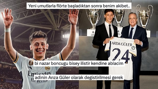 Arda Güler'in Bahtsızlığı Sosyal Medya Kullanıcılarının Diline Fena Düştü!