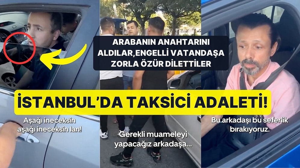 İstanbul'da Taksici Adaleti! TAG Sürücülerini Çağırıp Tehdit Ettiler