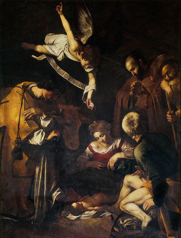 5. Aziz Francis ve Aziz Lawrence ile Doğuş, Caravaggio