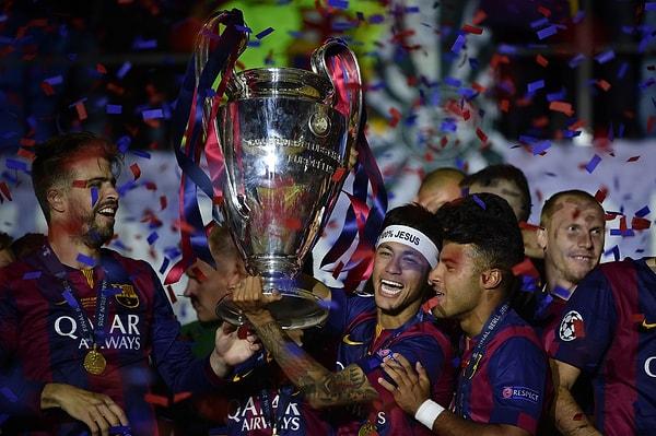 2. Barcelona, Şampiyonlar Ligi'nde en fazla şampiyonluk yaşayan takım konumundadır.