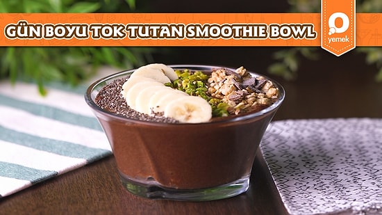 Evden Çıkmadan Hızlıca Hazırlanan Gün Boyu Tok Tutan Smoothie Bowl Nasıl Yapılır?