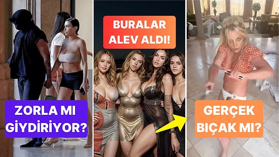 Kanye West'in Kıyafet Zorbalığından Tuhaf Dansıyla Korku Saçan Ünlü Şarkıcıya Haftalık Yabancı Magazin Gıybeti