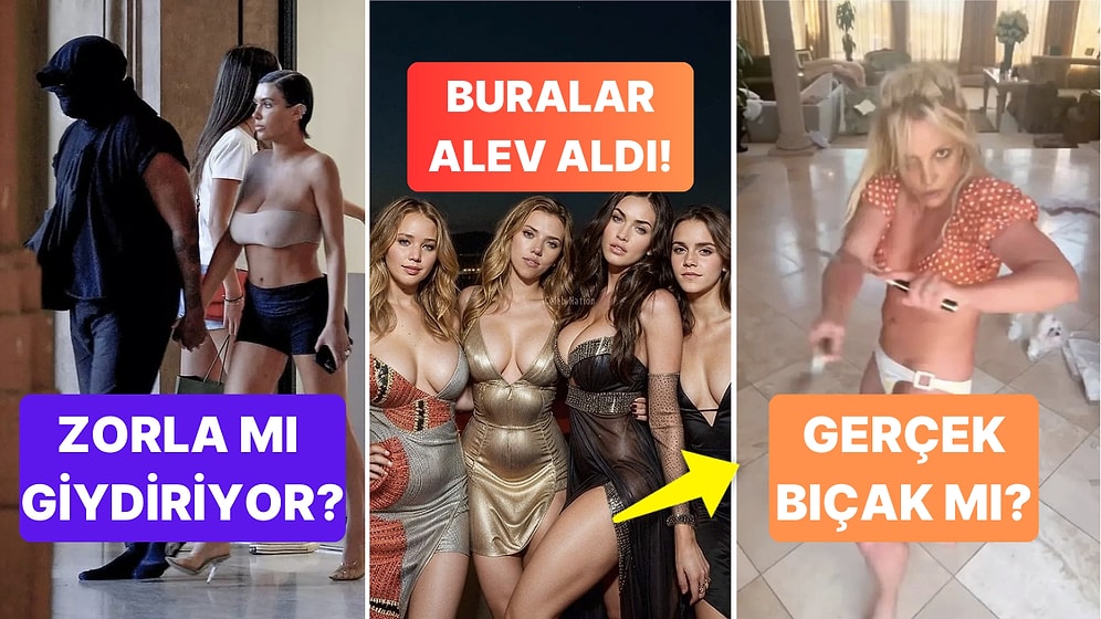 Kanye West'in Kıyafet Zorbalığından Tuhaf Dansıyla Korku Saçan Ünlü Şarkıcıya Haftalık Yabancı Magazin Gıybeti