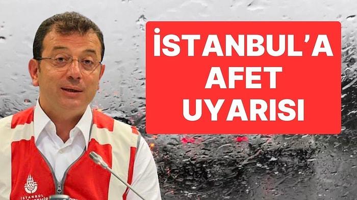 İstanbul İçin Afet Alarmı: Ekrem İmamoğlu ‘Dışarı Çıkmayın’ Diyerek Uyardı
