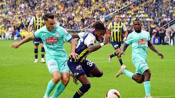 Fenerbahçe, evinde Rizespor'u 5-0'lık skorla mağlup etti ve puanını 21'e yükselterek ligde liderliğini devam ettirdi.