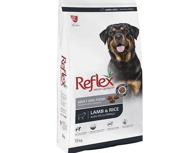 Reflex Kuzulu ve Pirinçli Yetişkin Köpek Maması 15 Kg