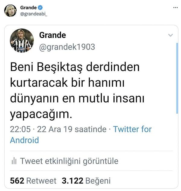 3. Beşiktaş derdinden kurtaracak hanım.