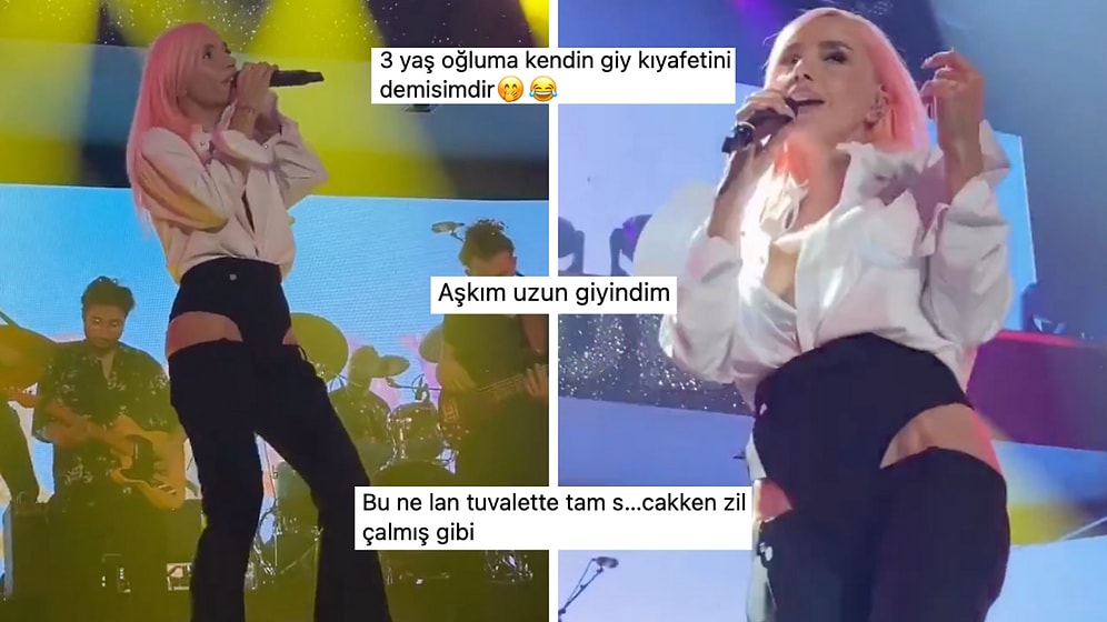 Gülşen'in Sahne Kombinini Görenler "Pantolonunu Çekmeyi Unutmuş" Dedi