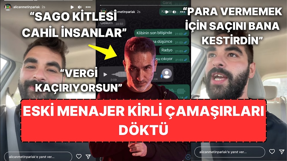 Koşun Çok Büyük Olay Var: Sagopa Kajmer'in Eski Menajerinden Ağzımızı Açık Bırakacak Şok İddia