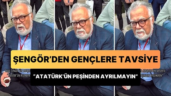 Celal Şengör Gözyaşları İçinde Gençlere Tavsiye Verdi: 'Atatürk'ün Peşinden Ayrılmayın'