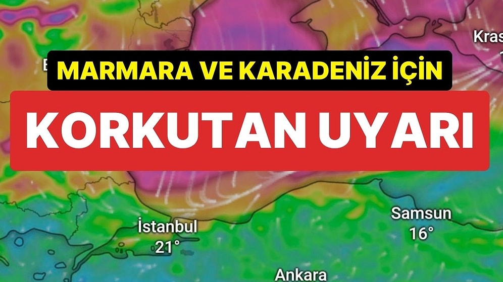 Kerem Ökten’den Marmara ve Karadeniz İçin Tedirgin Eden Uyarı