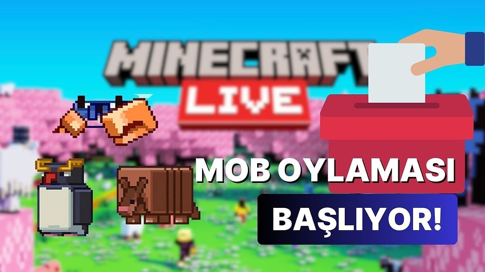 Minecraft Mob Oylaması Başlıyor: Siz de Oy Kullanabilirsiniz