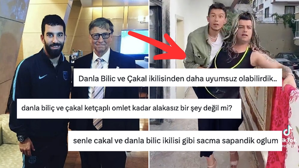 Çakal ve Danla Bilic Çiftinin 'Mükemmel Uyumuna' Kullanıcılardan Gelen Birbirinden Komik Yorumlar