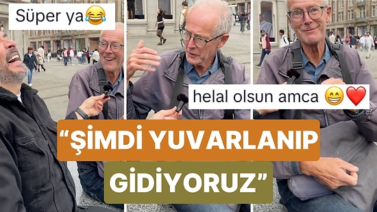Amsterdam'ın Dam Meydanı'nda Çekim Yapan Gazeteci Bir Hollandalının Türkçesi Karşısında Şok Oldu