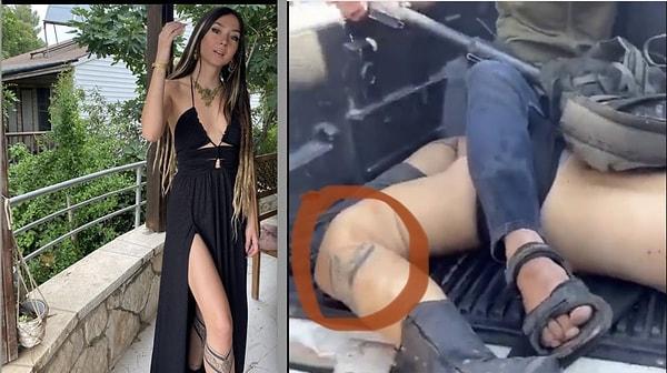 Paylaşılan o görüntülerden birinde ise Hamas güçlerinin aracının arkasında cansız bedeni yarı çıplak bir şekilde teşhir edilen bir kadın görülüyordu.