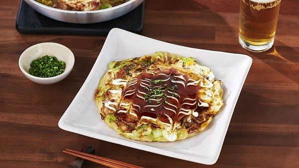 Japanese Okonomiyaki (Savory Pancake)