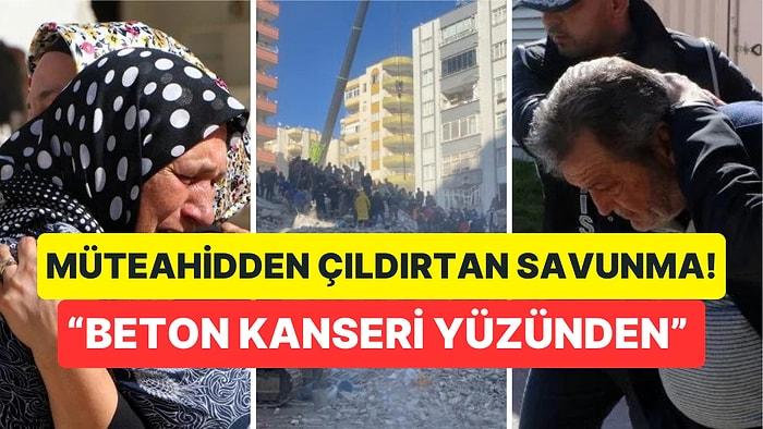 Adana'da 96 Kişiye Mezar Olan Bina Müteahhidi 'Beton Kanseri' Açıklamasıyla Saç Baş Yoldurdu!