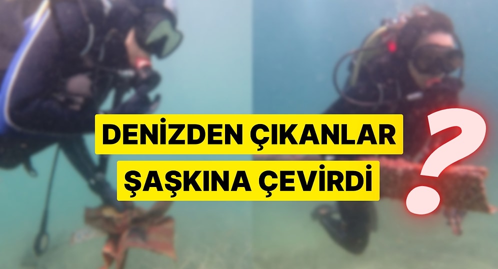 Denizden Balık Yerine Çim Biçme Makinesi Çıktı!