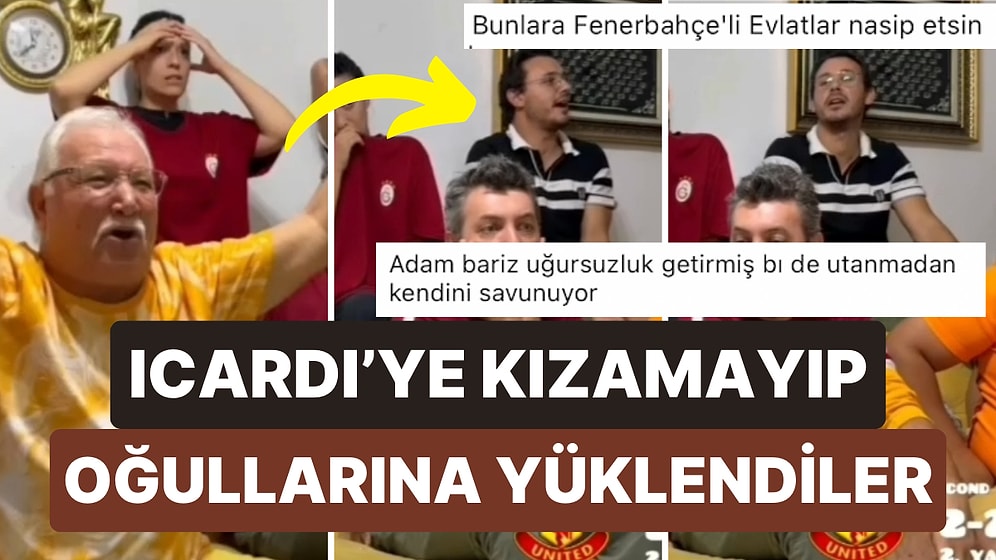 Maçta Hata Yapan Icardi'ye Kızamayıp Hep Birlikte Evin Oğlunu Suçlayan Aile: "Uğursuz Herif Açma O Ağzını"