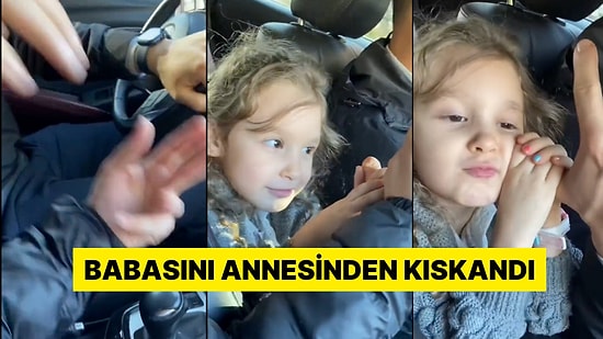 Babasını Annesinden Kıskanan Küçük Kız Çocuğu Sosyal Medyayı İkiye Böldü