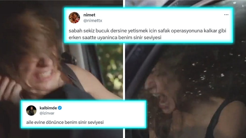 Yine Devin Yine Sinir Krizi: Aile'de Serenay Sarıkaya'nın Arabayı Yumrukladığı Sahne Gündem Oldu