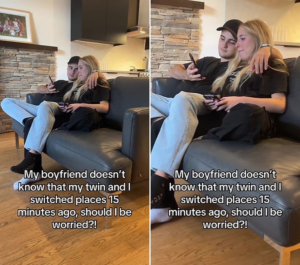 İkizi ile yer değiştirdiğini belirten ve erkek arkadaşının durumu fark etmediğini dile getiren kadının yaptığı o paylaşım viral oldu.