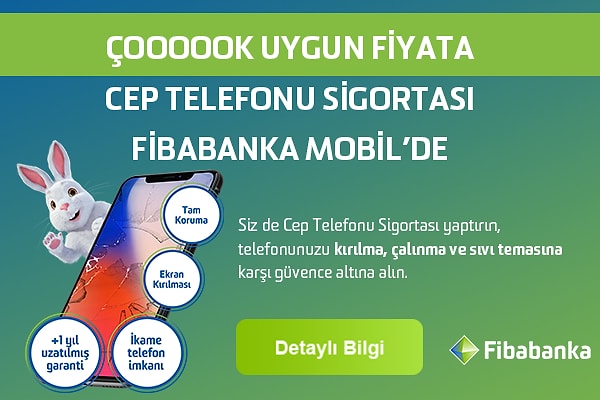 Tüm bunlar başına gelse de aklın telefonunda kalmayacak çünkü çooooook uygun fiyata cep telefonu sigortası Fibabanka Mobil'de!