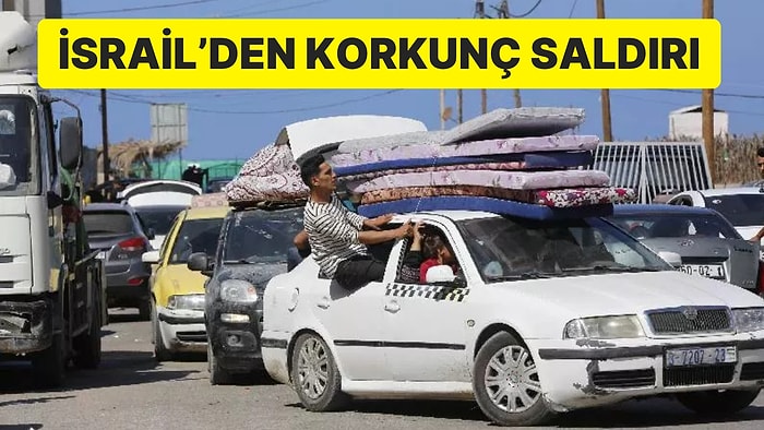 İsrail’in Kanlı Saldırısı: Gazze’den Çıkmaya Çalışan Konvoyu Vurdular