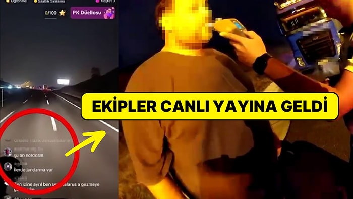 Trafik Jandarmadan Seyir Halindeki Tırın Sürücüsüne TikTok Cezası