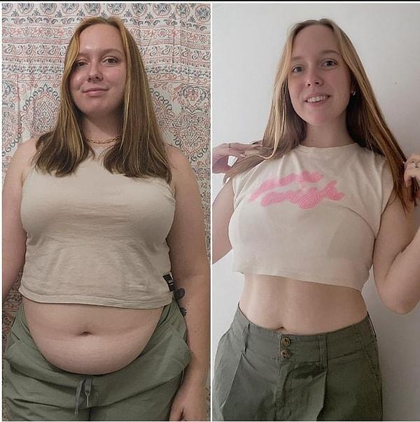 7. "7 ay sürdü ama sonunda hedeflediğim kilolara ulaşabildim."