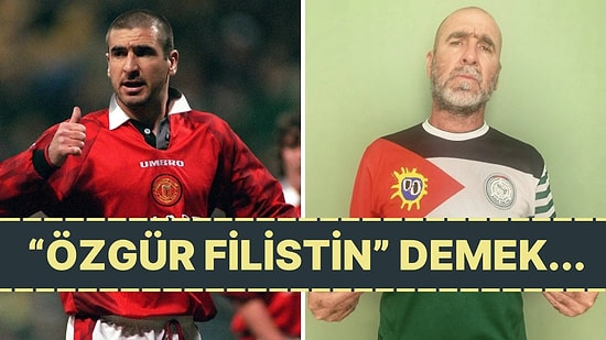 Efsane Futbolcu Eric Cantona, Filistin Halkı İçin Kaleme Aldığı Duygusal Yazıyla Gündeme Oturdu