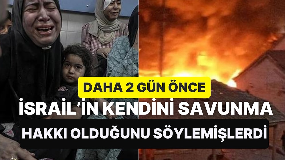 İsrail'in Gazze'deki Bir Hastaneyi Bombalamasına Batılı Liderlerden Ne Tepki Geldi?