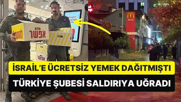 İstanbul'da İsrail'i Protesto Eden Bir Grup Vatandaş, İşletmesi Başka Ülkeye Ait McDonald's Şubesine Saldırdı