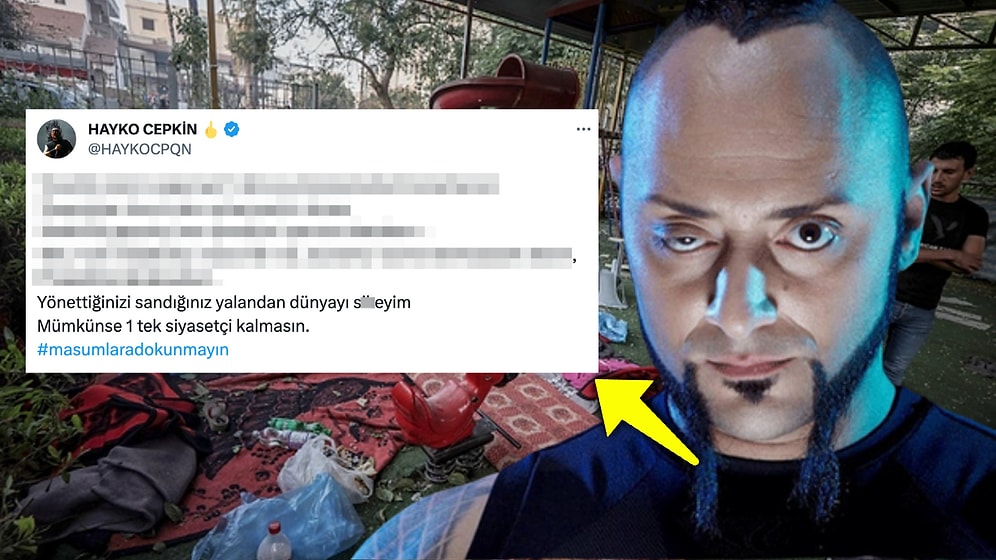 Hayko Cepkin, İsrail'in Gazze'deki Hastaneyi Vurması Karşısında Tokat Gibi Bir Çıkış Yaptı!