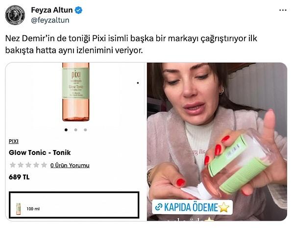 İlk günden bu yana Dilan Polat soruşturmasının takipçisi olan Avukat Feyza Altun, Nez Demir'e ait kozmetik firmasının ürünleriyle ilgili bir paylaşım yaptı.