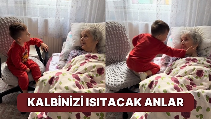 Minik Torunun Hasta Nenesine Gösterdiği Şefkat ve İlgi İçinizi Pamuk Gibi Yapacak