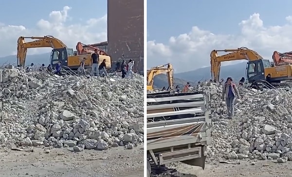 Samandağ Jan Suphi Beyluni Anadolu Lisesi öğrencilerinin okuldan çıktıkları anın görüntüsü sosyal medyada gündem oldu.