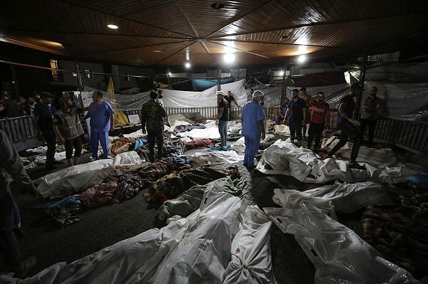 İsrail - Filistin arasındaki savaşta bilanço her geçen gün ağırlaşıyor: Dün akşam saatlerinde Gazze'de bulunan El-Ehli Baptist Hastanesi'ni vuran İsrail, en az 500 canın yitirilmesine neden oldu.