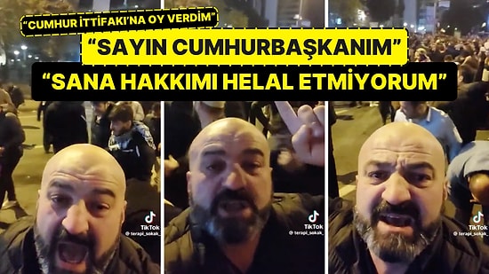 İsrail Protestosunda Cumhur İttifakı'na Oy Verdiğini Söyleyen Kişi Polisin Biber Gazlı Müdahalesine İsyan Etti