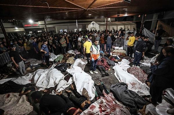 İsrail'in Gazze'de insanlık suçu teşkil eden saldırılarından sonra tüm dünya ayakta. Gazze'deki hastane saldırısında binlerce insan, çocuk demeden vahşi bir şekilde katledildi.