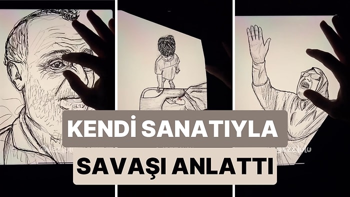 Filistinli Sanatçı Ülkesinde Yaşananları Kendi Sanatıyla İnsanlara Aktardı