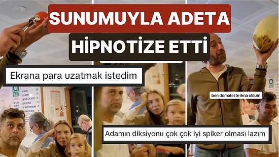 Sattığı Ürünü Tanıtırken Diksiyonu ve Yaptığı Sunumla İnsanları Adeta Hipnotize Eden Seyyar Satıcı