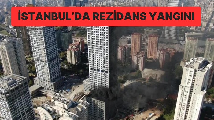 İstanbul’da Rezidans Yangını: Büyük Maddi Hasar Var