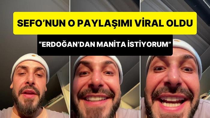 Rapçi Sefo, 'Erdoğan'dan Manita İstiyorum' Diyen Dayının Sesi ile Yaptığı Paylaşım ile Viral Oldu