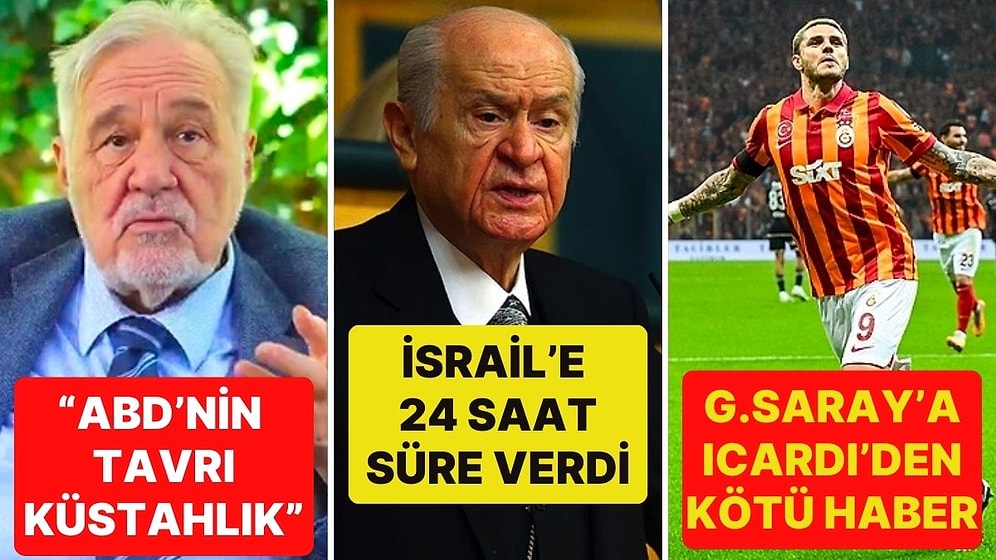 21 Ekim 2023 Cumartesi Akşamı Kaçırdığın Haberler