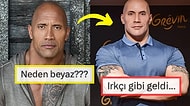 'The Rock' Lakaplı Dwayne Johnson'ın Beyazlarla Yıkanan Balmumu Heykeli Tartışma Konusu Oldu