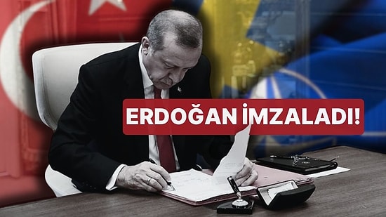 Erdoğan İmzaladı! İsveç'in NATO Üyeliği Protokolü TBMM'de