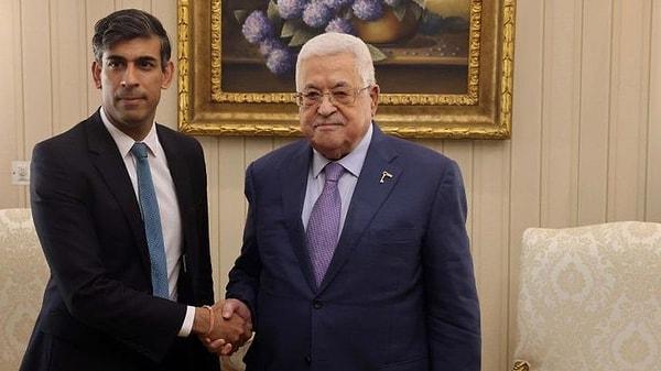 İngiltere Başbakanı ayrıca Filistin Devlet Başkanı Mahmud Abbas ile de görüştüğünü belirtti. "Sayın Abbas'a da belirttiğim gibi Filistinlilerin yanındayız. BM bu konuda çalışmalarına devam ediyor" dedi.